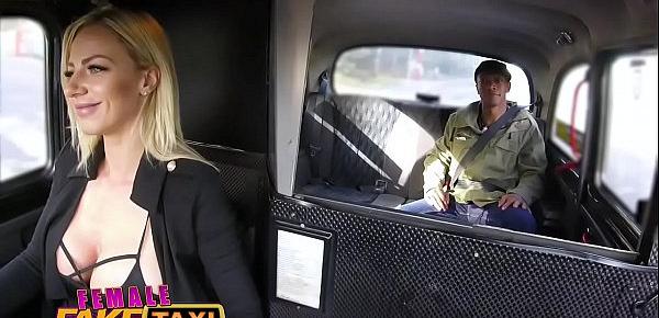  Female Fake Taxi Big tits sexy blonde fucked by her first big black cock